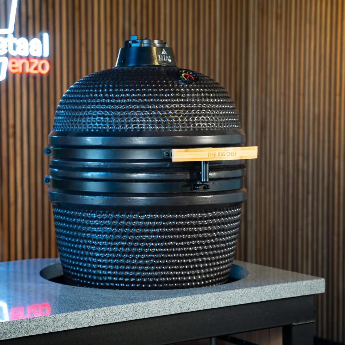 Titancrafts Kamado Large Solo - Black Edition - 21" - Afbeelding 2
