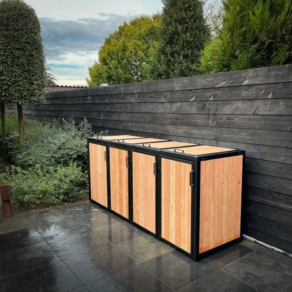 Mülltonnenbox für 4 Tonnen