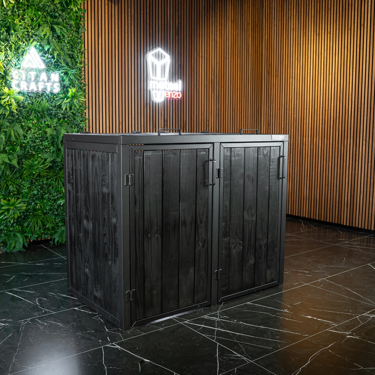 Containerombouw 2 vakker - Black edition - Afbeelding 2