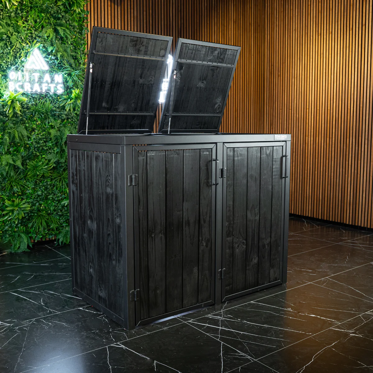Containerombouw 2 vakker - Black edition - Afbeelding 3