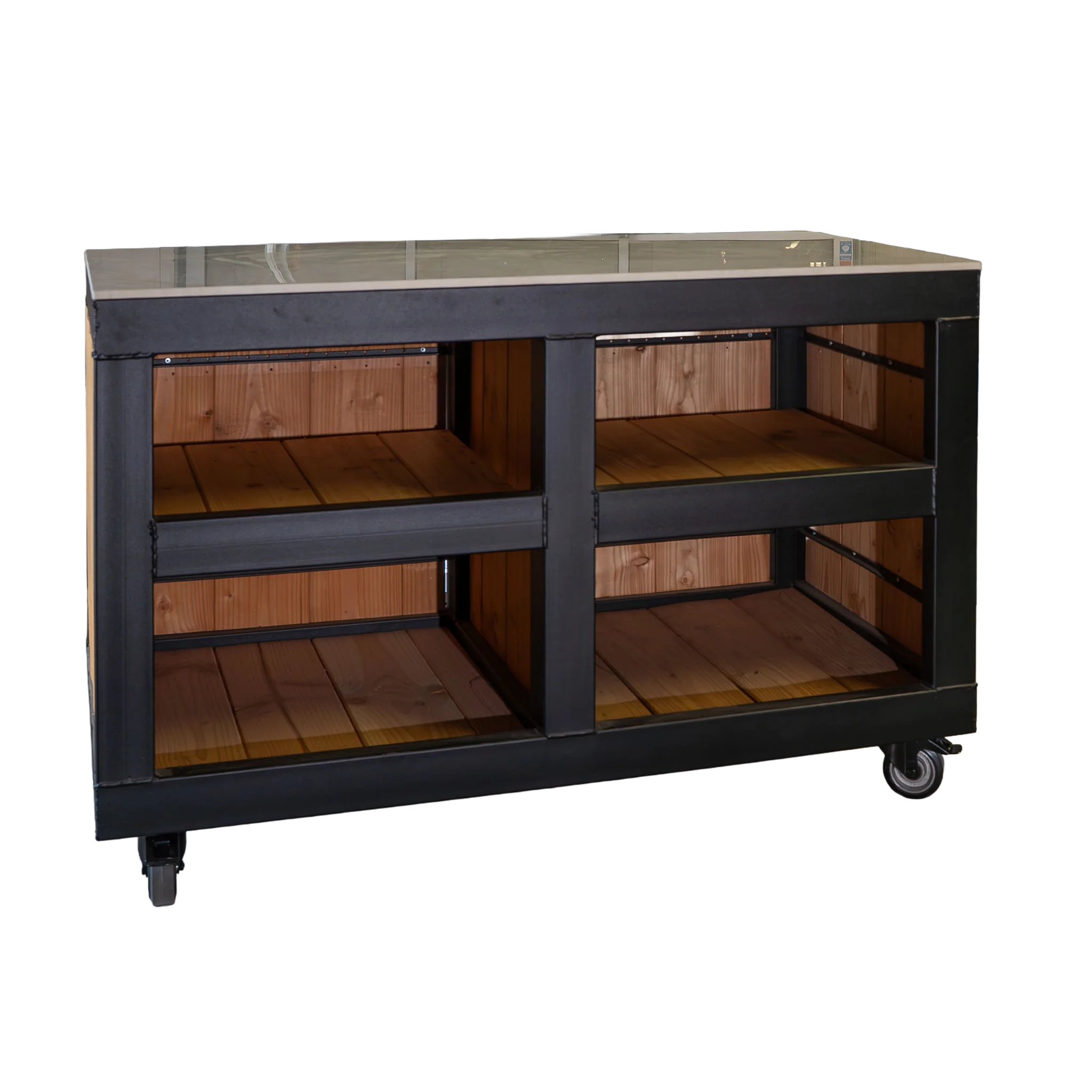 The chef classic – houten panelen– Christallo-werkblad – Buitenkansje